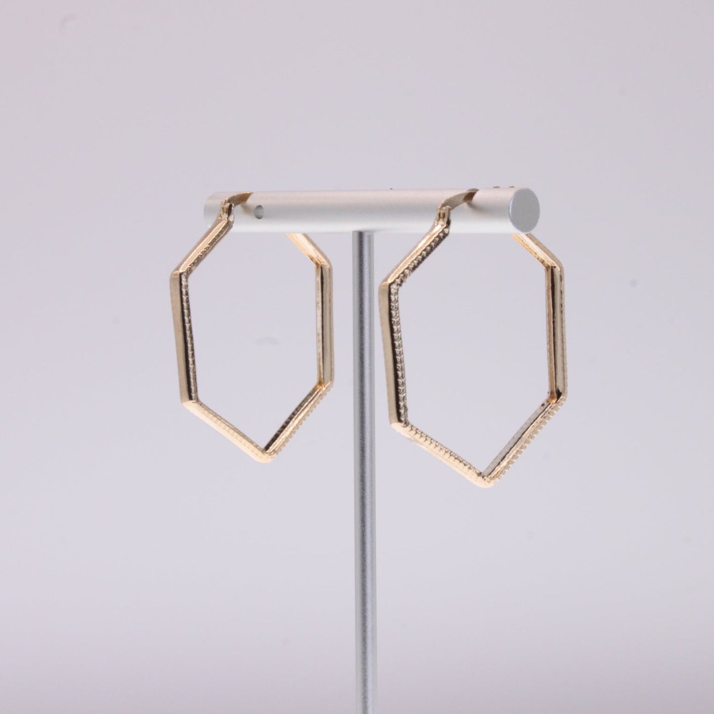 Hexagon earrings