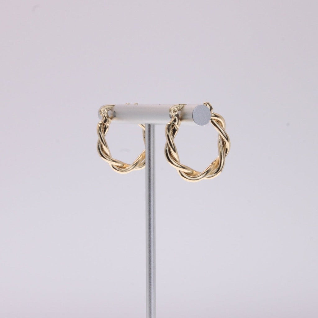 Small twisted French Lock Earrings